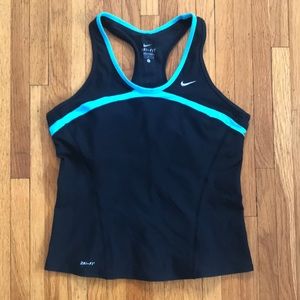 Nike Dri-Fit tank top with built-in bra size large